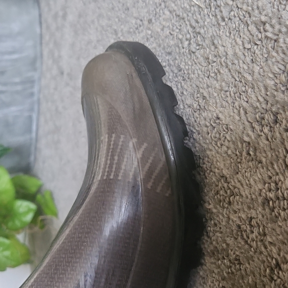 BURBERRY Wellington Rain Boot black and Cream size 39 (9) - Picture 9 of 9